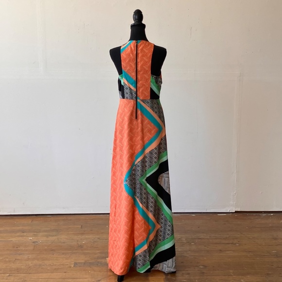 Bar III geometric pattern full length dress - Picture 10 of 10